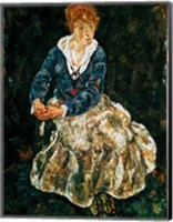 Framed Artist's wife seated