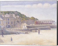 Framed Harbour and the Quays at Port-en-Bessin, 1888