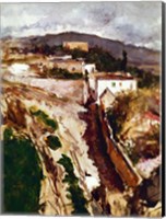 Framed Oloron-Sainte-Marie, 1871