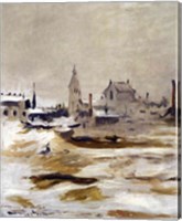 Framed Effect of Snow at Petit-Montrouge, 1870