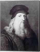 Framed Leonardo da Vinci