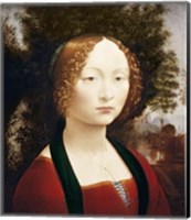 Framed Ginevra de' Benci