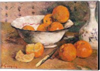 Framed Still life with Oranges, 1881