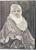 Framed 'La Favorita'- Woman with a Veil