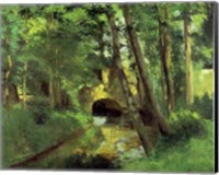 Framed Little Bridge, Pontoise, 1875