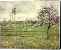 Framed Meadow at Eragny, 1885