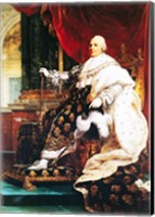 Framed Louis XVIII