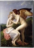 Framed Psyche Receiving the First Kiss of Cupid, 1798