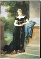 Framed Portrait of Marie Laczinska