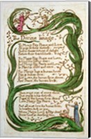 Framed Divine Image, from Songs of Innocence, 1789