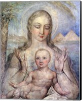 Framed Virgin and Child in Egypt, 1810