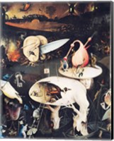 Framed Garden of Earthly Delights: Hell, triptych right