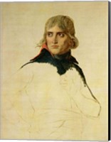 Framed Unfinished portrait of General Bonaparte