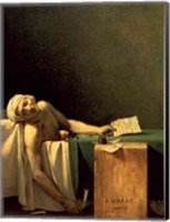 Framed Death of Marat, 1793