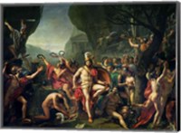 Framed Leonidas at Thermopylae, 480 BC, 1814