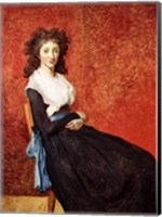 Framed Portrait of Madame Charles-Louis Trudaine