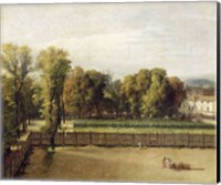 Framed View of the Luxembourg Gardens in Paris, 1794