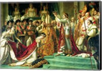 Framed Consecration of the Emperor Napoleon and the Coronation of the Empress Josephine