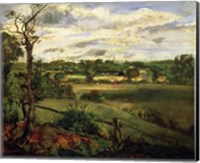 Framed View of Highgate from Hampstead Heath, c.1834