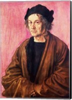 Framed Albrecht Durer's Father, 1497