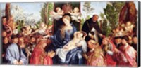 Framed Festival of the Rosary, 1506 - with crown