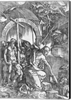 Framed descent of Christ into Limbo, from 'The Great Passion'
