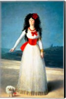 Framed Duchess of Alba, 1795