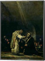 Framed Last Communion of St. Joseph Calasanz