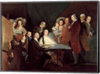 Framed Family of the Infante Don Luis de Borbon
