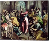 Framed Christ Driving the Traders from the Temple, c.1600