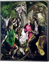 Framed Adoration of the Shepherds