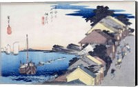 Framed Kanagawa: View of the Ridge