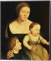 Framed Charity or The Family of the Artist, c.1528