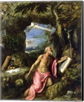 Framed St. Jerome