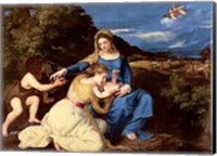 Framed Virgin and Child with Saints