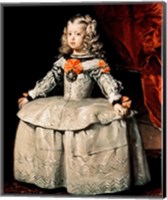 Framed Portrait of the Infanta Margarita (standing)