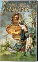Framed Poster advertising the Fahrrad Werke