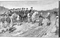 Framed Surrender of Cornwallis at Yorktown
