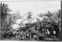 Framed Death of General James B. Mcpherson at The Battle of Atlanta