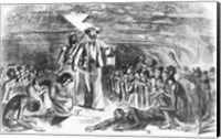 Framed Scene in the Hold of the Slave Ship