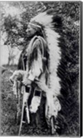 Framed White Wolf, a Comanche Chief