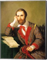 Framed Portrait of a Man, presumed to be Charles Gounod