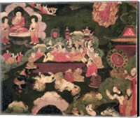 Framed Parinirvana, from 'The Life of Buddha Sakyamuni'