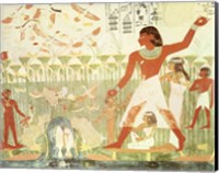 Framed Hunting and Fishing, from the Tomb of Nakht