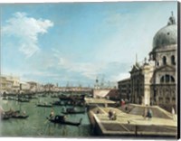 Framed Entrance to the Grand Canal and the church of Santa Maria della Salute, Venice