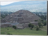 Framed Pyramid of the Moon Teotihuacan