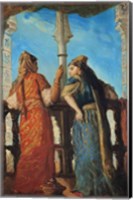 Framed Jewish Women at the Balcony, Algiers, 1849