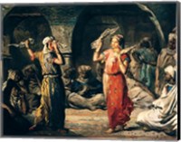 Framed Dance of the Handkerchiefs, 1849