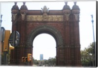 Framed Barcelona Arc de Triomf