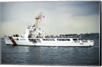 Framed US Coast Guard Cruiser Decisive WMEC-529